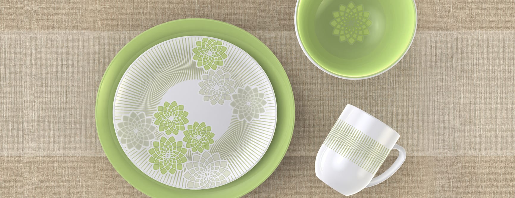 Sunday Dinnerware Portfolio Header